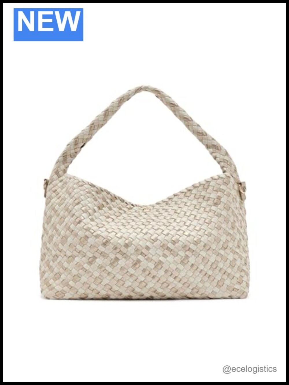Faux Leather Hobo Shoulder Bag with Adjustable Strap